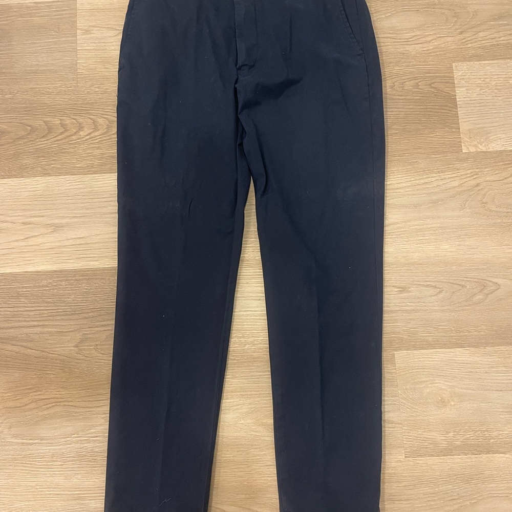Men's Navy Blue Pants/Chino - Slim Fit